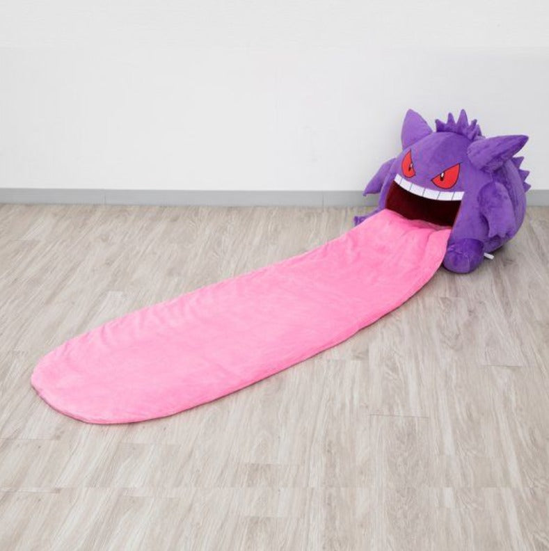 Saco de dormir Gengar: Cojín y manta ultrasuaves